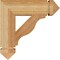 Ekena Millwork Funston Arts & Crafts Rough Sawn Bracket, Western Red Cedar, 4"W x 16"D x 16"H BKT04X16X16FST03RWR - alternate 3